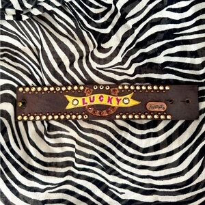 Kippys Brown Leather Cuff